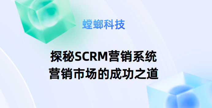 探秘SCRM营销系统：营销市场的成功之道